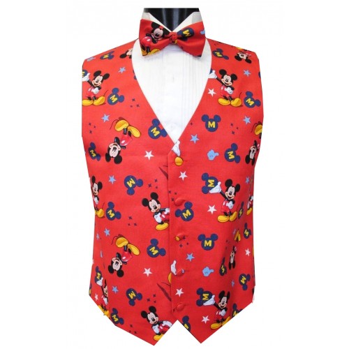 Mickey Mouse Superstar Tuxedo Vest and Bow Tie Set